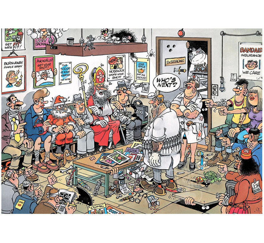 Jumbo Jan van Haasteren - Who's Next? Puzzle 500pcs - ORIGINAL BOX SIZE