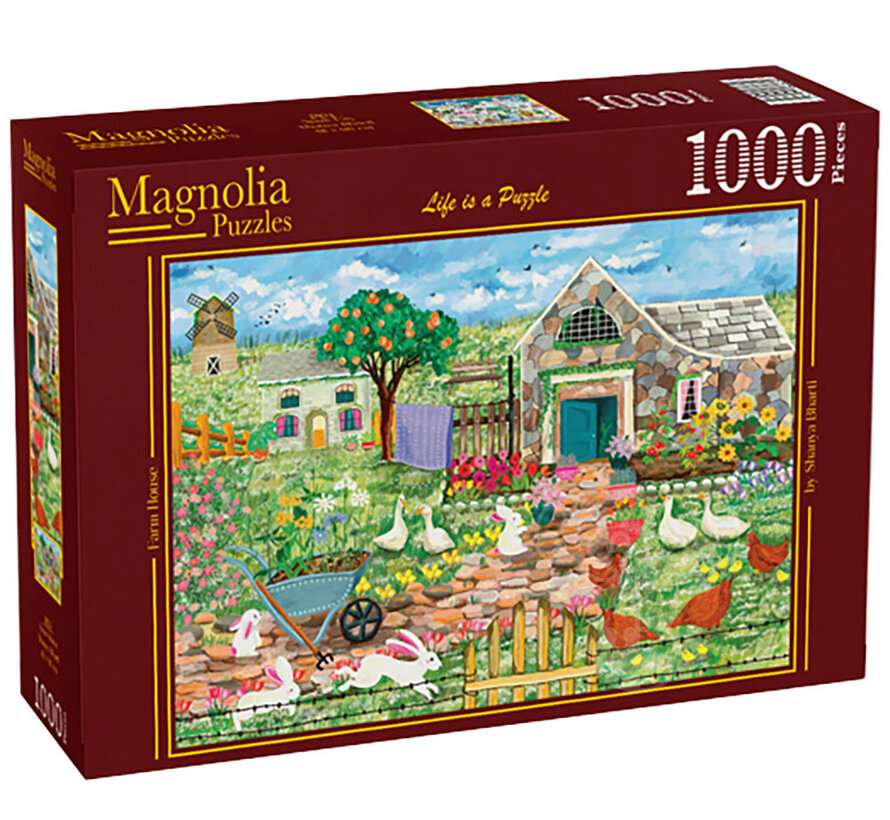 Magnolia Farm House Puzzle 1000pcs