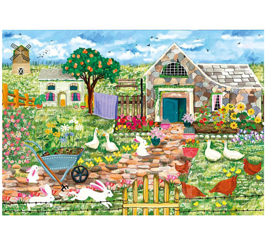 Magnolia Farm House Puzzle 1000pcs