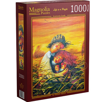 Magnolia Puzzles FINAL SALE Magnolia Scarecrow Family Puzzle 1000pcs