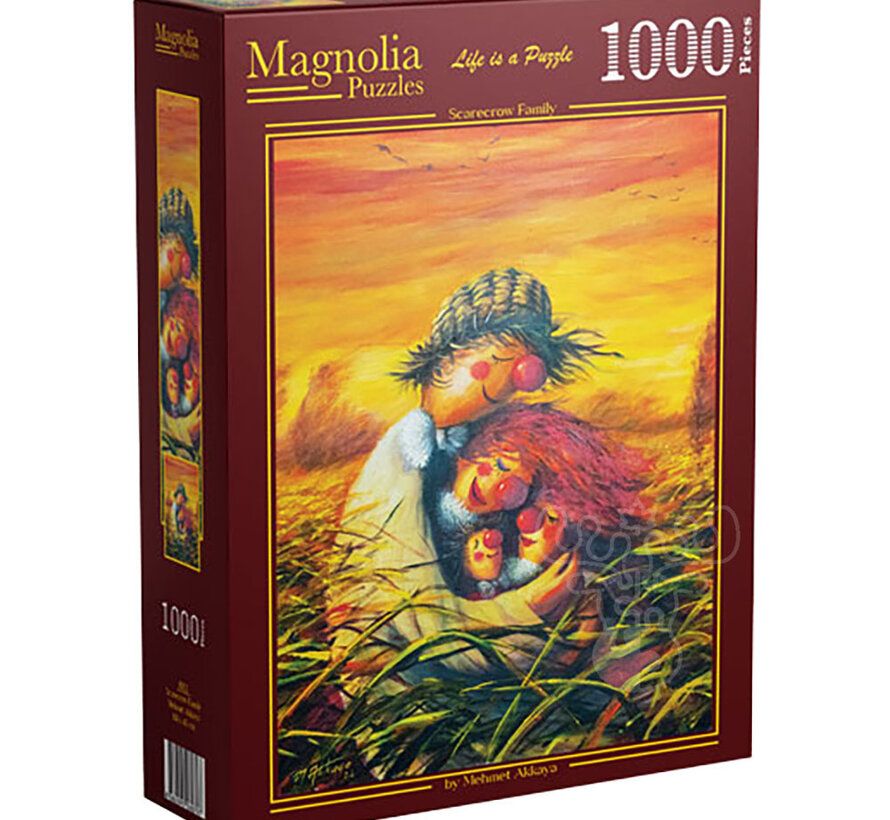 FINAL SALE Magnolia Scarecrow Family Puzzle 1000pcs