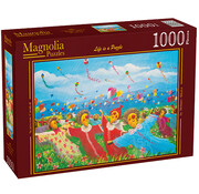 Magnolia Puzzles Magnolia Scarecrow Carnival Puzzle 1000pcs