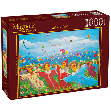 Magnolia Puzzles FINAL SALE Magnolia Scarecrow Carnival Puzzle 1000pcs