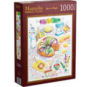 Magnolia Puzzles Magnolia King Cake Puzzle 1000pcs