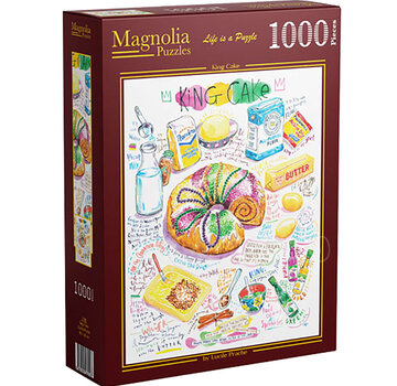 Magnolia Puzzles Magnolia King Cake Puzzle 1000pcs