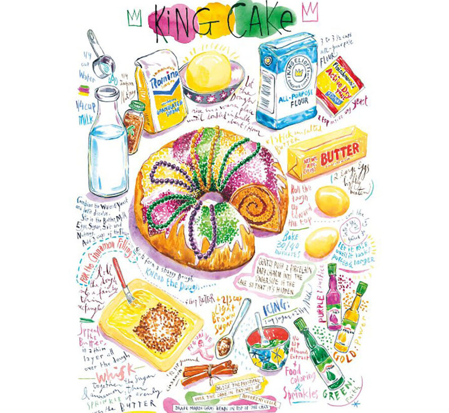 Magnolia King Cake Puzzle 1000pcs