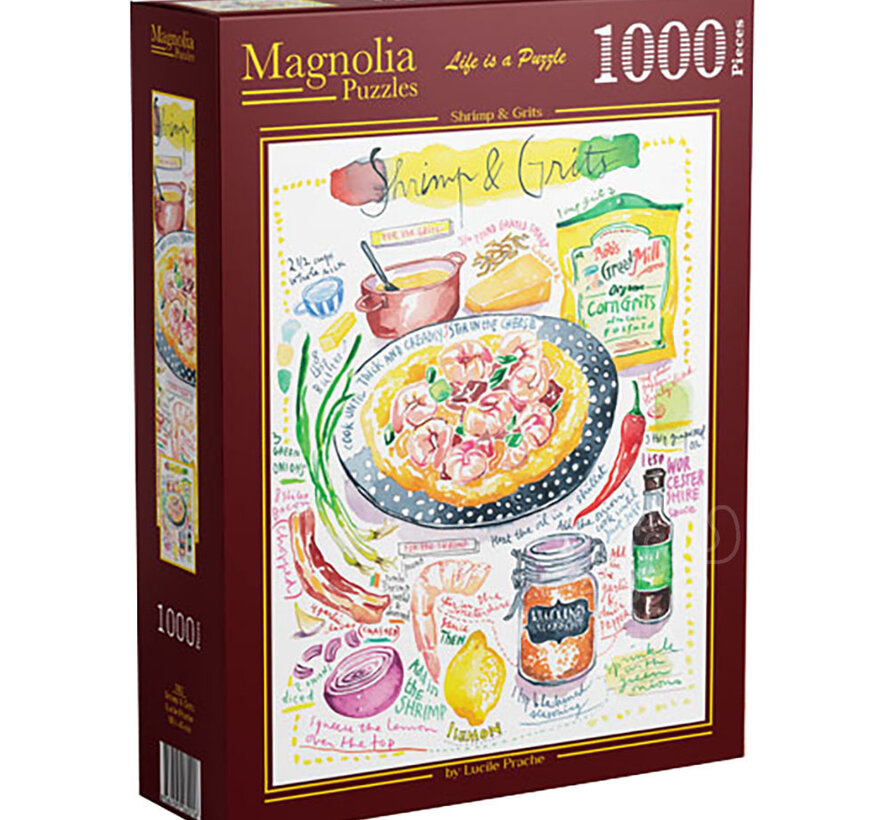 Magnolia Shrimp & Grits Puzzle 1000pcs