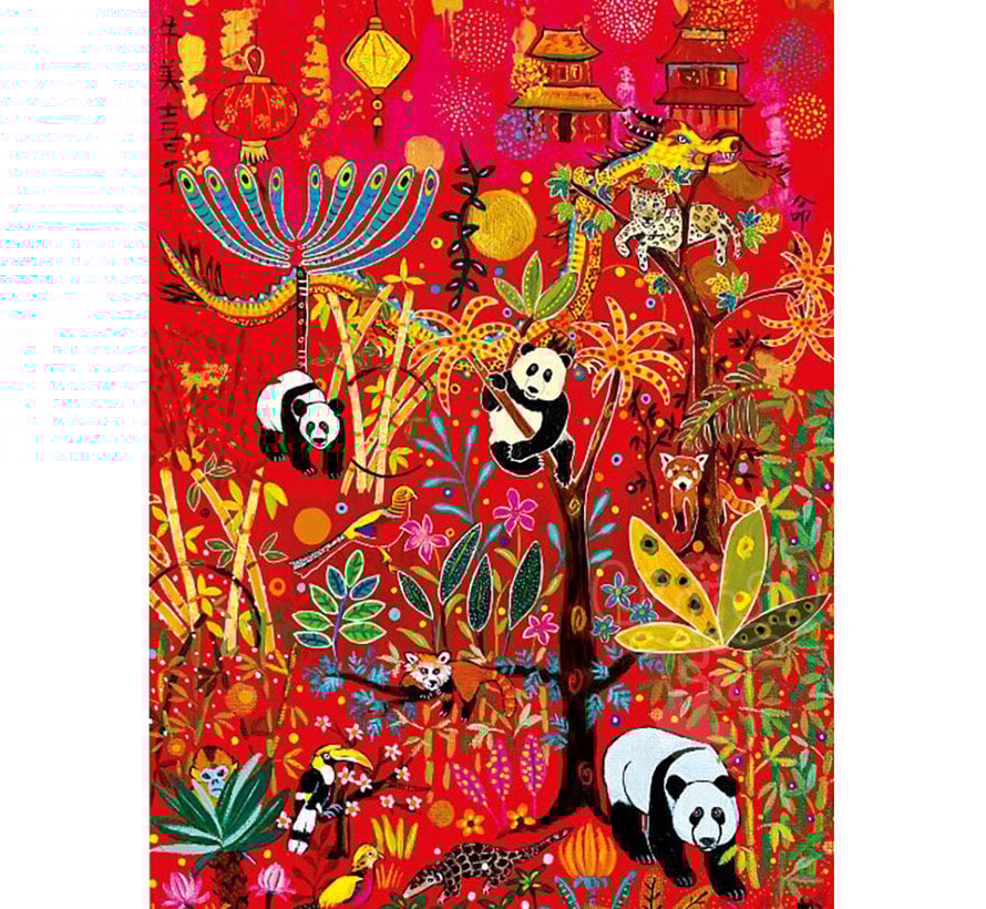 Magnolia Pandas Puzzle 1000pcs