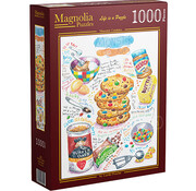 Magnolia Puzzles Magnolia Monster Cookie Puzzle 1000pcs