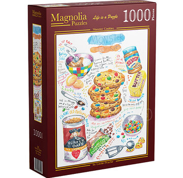 Magnolia Puzzles Magnolia Monster Cookie Puzzle 1000pcs