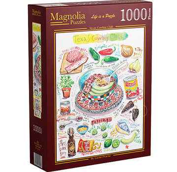 Magnolia Puzzles Magnolia Texas Cowboy Chili Puzzle 1000pcs