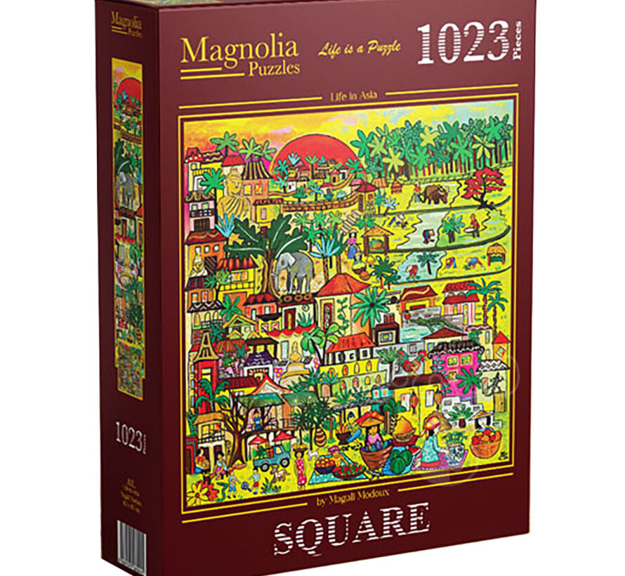 Magnolia Life in Asia Puzzle 1023pcs