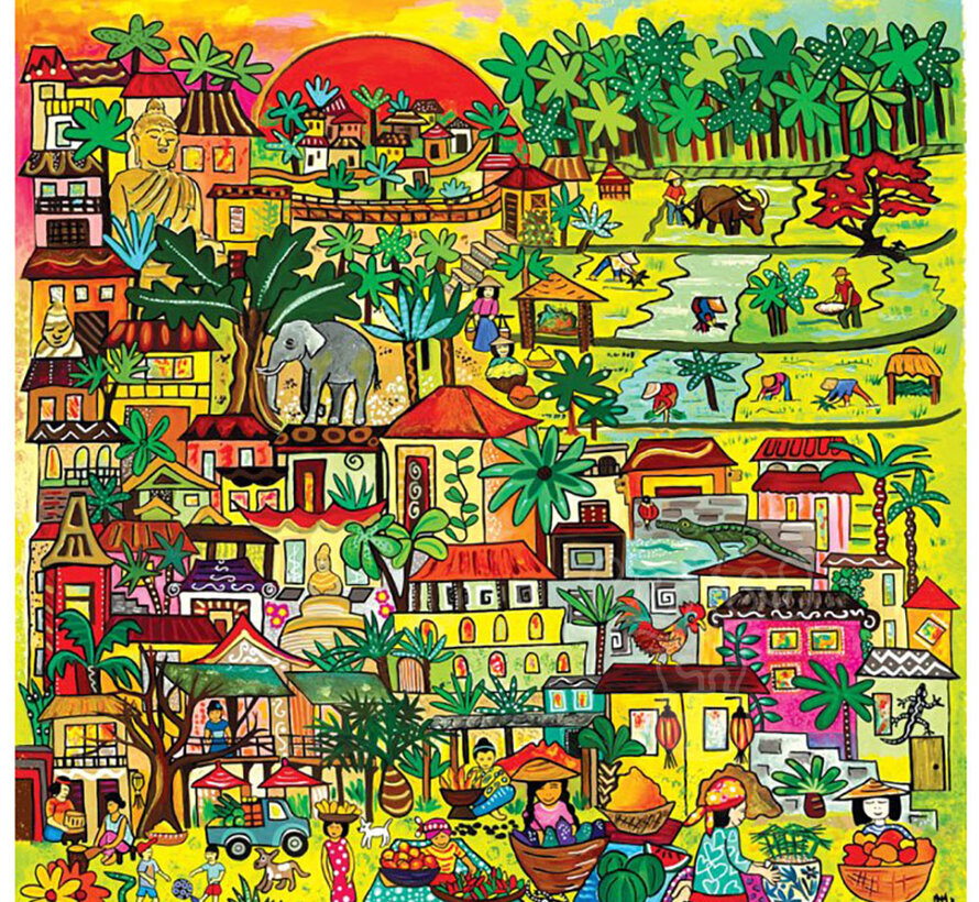 Magnolia Life in Asia Puzzle 1023pcs