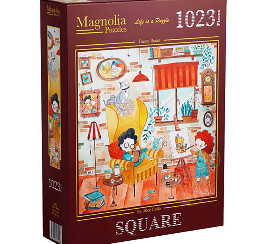 Magnolia Funny Room Puzzle 1023pcs