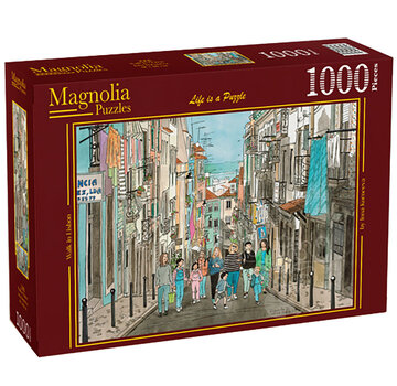 Magnolia Puzzles Magnolia Walk in Lisbon Puzzle 1000pcs