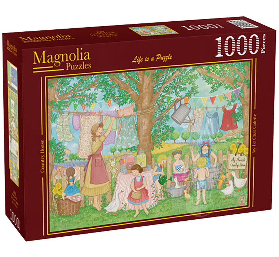 Magnolia Country House Puzzle 1000pcs
