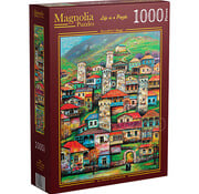 Magnolia Puzzles Magnolia Beautiful Village Puzzle 1000pcs