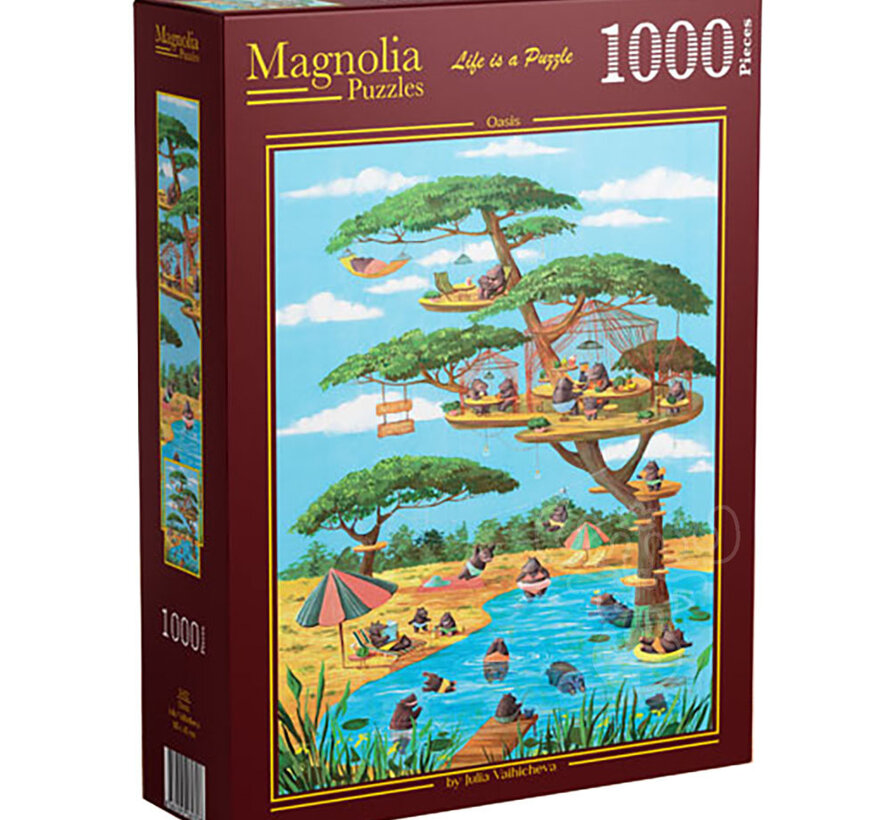 Magnolia Oasis Puzzle 1000pcs