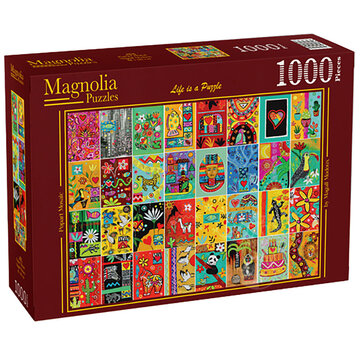 Magnolia Puzzles Magnolia Popart Mosaic Puzzle 1000pcs