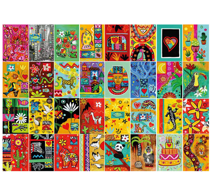 Magnolia Popart Mosaic Puzzle 1000pcs