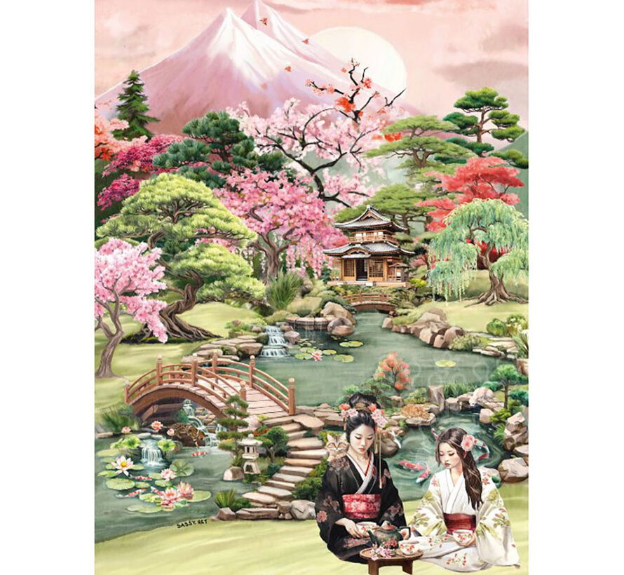 Magnolia Tea Garden Puzzle 1000pcs
