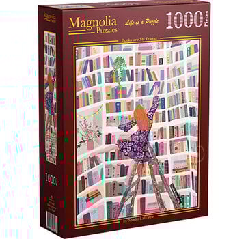 Magnolia Puzzles Magnolia Books Are My Friend Puzzle 1000pcs