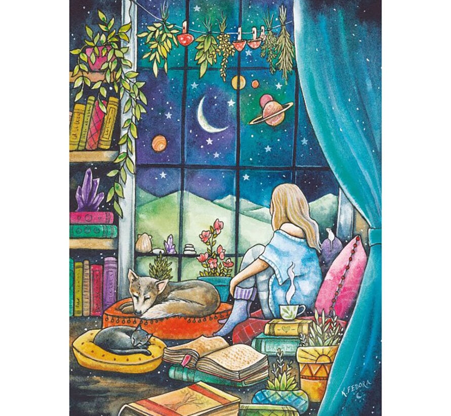 Magnolia Nightfall Puzzle 1000pcs