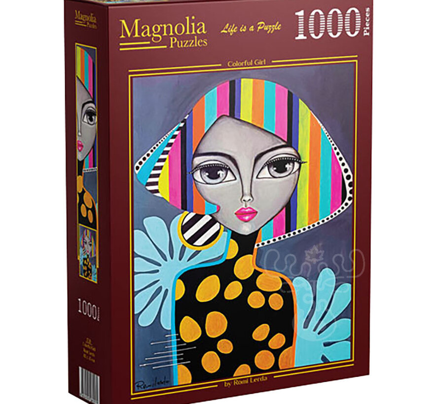 Magnolia Colorful Girl Puzzle 1000pcs