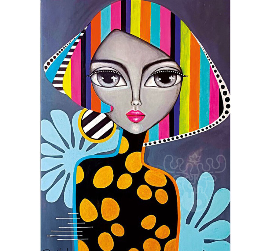 Magnolia Colorful Girl Puzzle 1000pcs