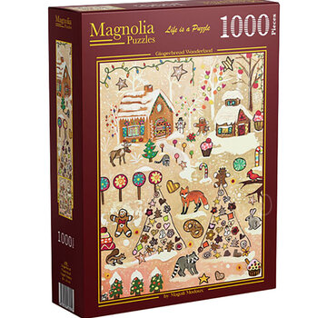 Magnolia Puzzles Magnolia Gingerbread Wonderland Puzzle 1000pcs