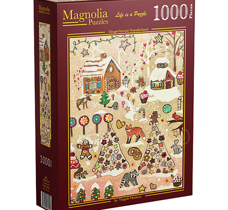 Magnolia Gingerbread Wonderland Puzzle 1000pcs