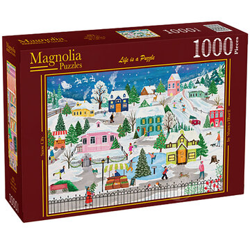 Magnolia Puzzles Magnolia Snow City Puzzle 1000pcs