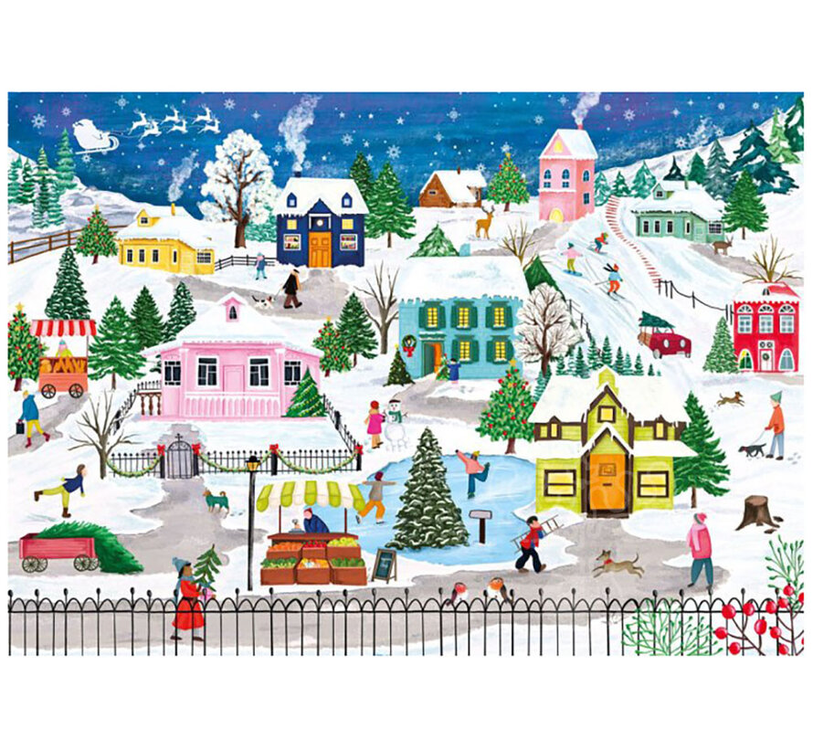 Magnolia Snow City Puzzle 1000pcs