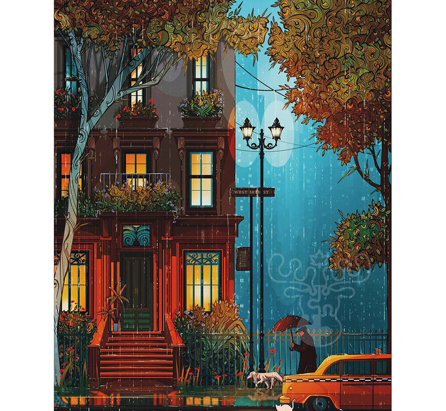 Michèle Wilson Contemporary Illustrations El: When It Rains Wood Puzzle 350pcs