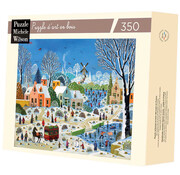 Puzzle Michèle Wilson Michèle Wilson Thomas: Landscape with Mill Wood Puzzle 350pcs