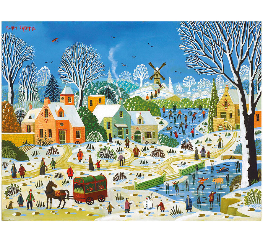 Michèle Wilson Thomas: Landscape with Mill Wood Puzzle 350pcs