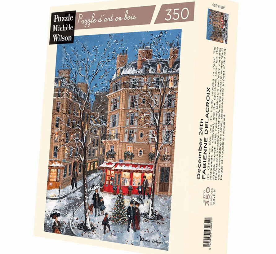 Michèle Wilson Delacroix: December 24th Wood Puzzle 350pcs