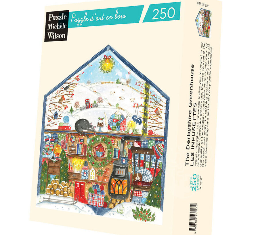Michèle Wilson Les Infusettes: The Derbyshire Greenhouse Wood Puzzle 250pcs