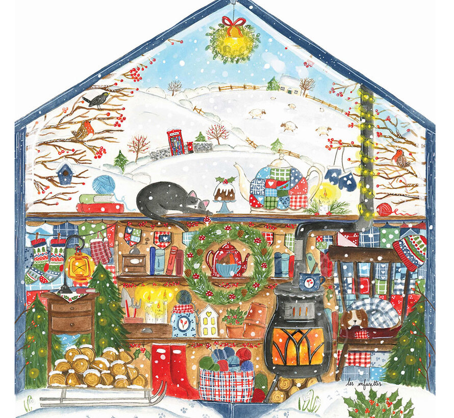 Michèle Wilson Les Infusettes: The Derbyshire Greenhouse Wood Puzzle 250pcs