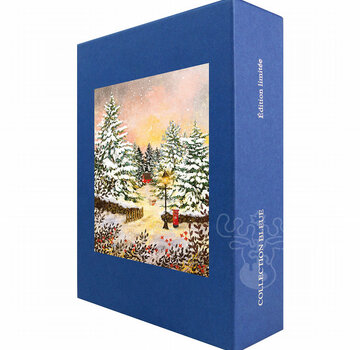 Puzzle Michèle Wilson Michèle Wilson Blue Collection Poder: Winter's Messenger Wood Puzzle 300pcs