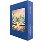 Michèle Wilson Blue Collection Poder: Winter's Messenger Wood Puzzle 300pcs