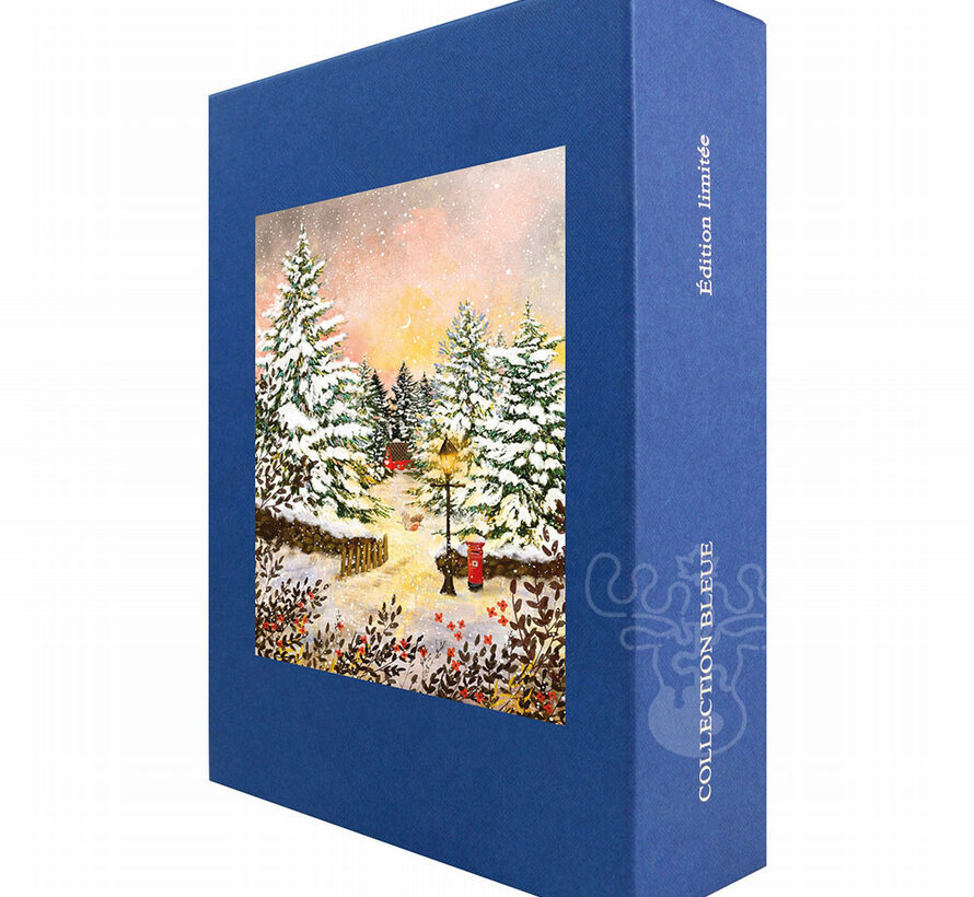 Michèle Wilson Blue Collection Poder: Winter's Messenger Wood Puzzle 300pcs