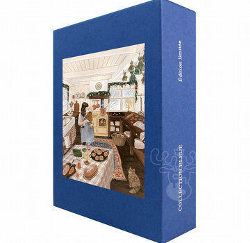 Puzzle Michèle Wilson Michèle Wilson Blue Collection Pieterse: Winter Baking Wood Puzzle 300pcs