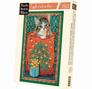 Puzzle Michèle Wilson Michèle Wilson Ivory: Christmas Surprise Wood Puzzle 150pcs