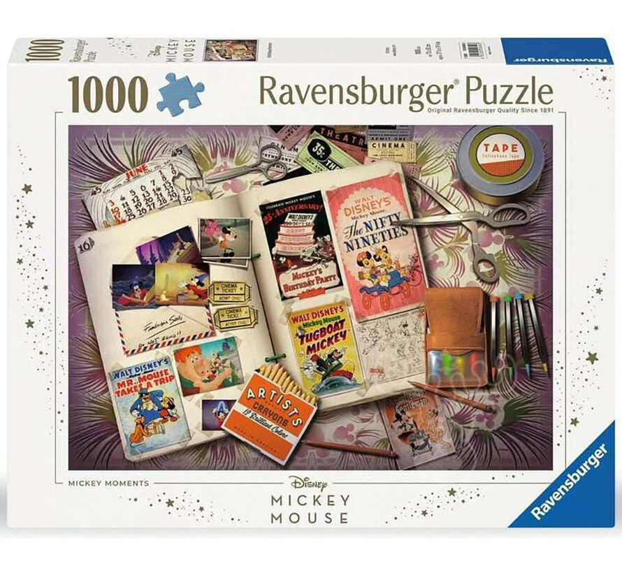 Ravensburger Disney Collectors Edition Mickey Mouse: 1940 Mickey Moments Puzzle 1000pcs