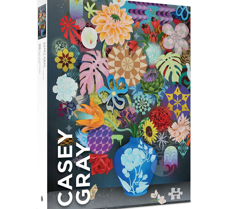 Pomegranate Gray, Casey: Still Life with Flowers Puzzle 1000pcs