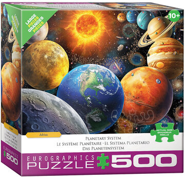 Eurographics Eurographics Planetary System Large Pieces Puzzle 500pcs