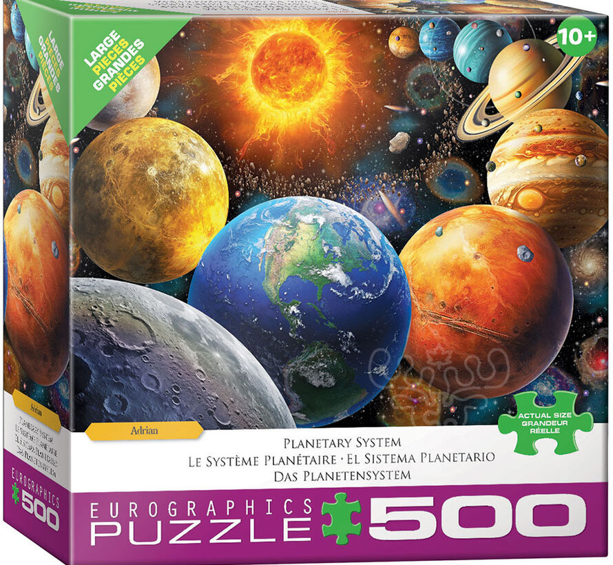 Eurographics Planetary System Large Pieces Puzzle 500pcs