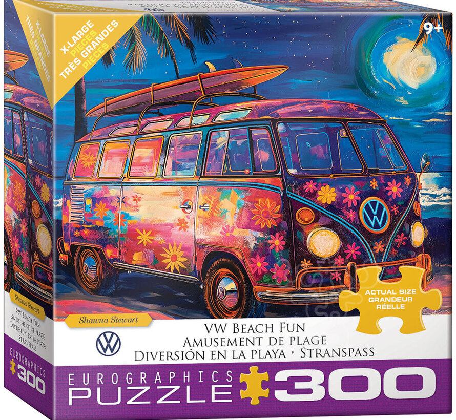 Eurographics Stewart: VW Beach Fun XL Family Puzzle 300pcs
