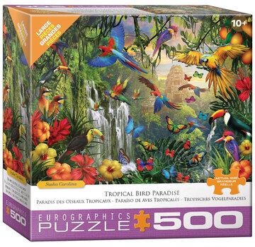 Eurographics Eurographics Carolina: Tropical Bird Paradise Large Pieces Puzzle 500pcs